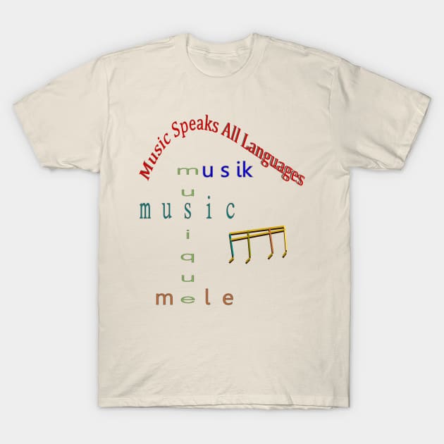 Music T-Shirt by Nic E